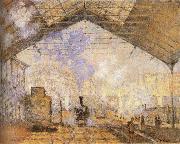 Claude Monet Railway station oil painting